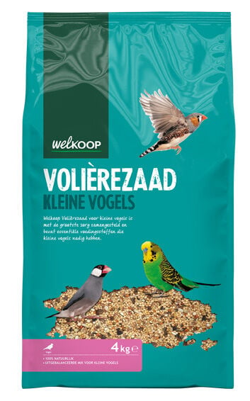 Welkoop Volièrezaad - Kleine vogels - Vogelvoer - 4 Kilogram Welkoop Volièrezaad - Kleine vogels - Vogelvoer - 4 Kilogram