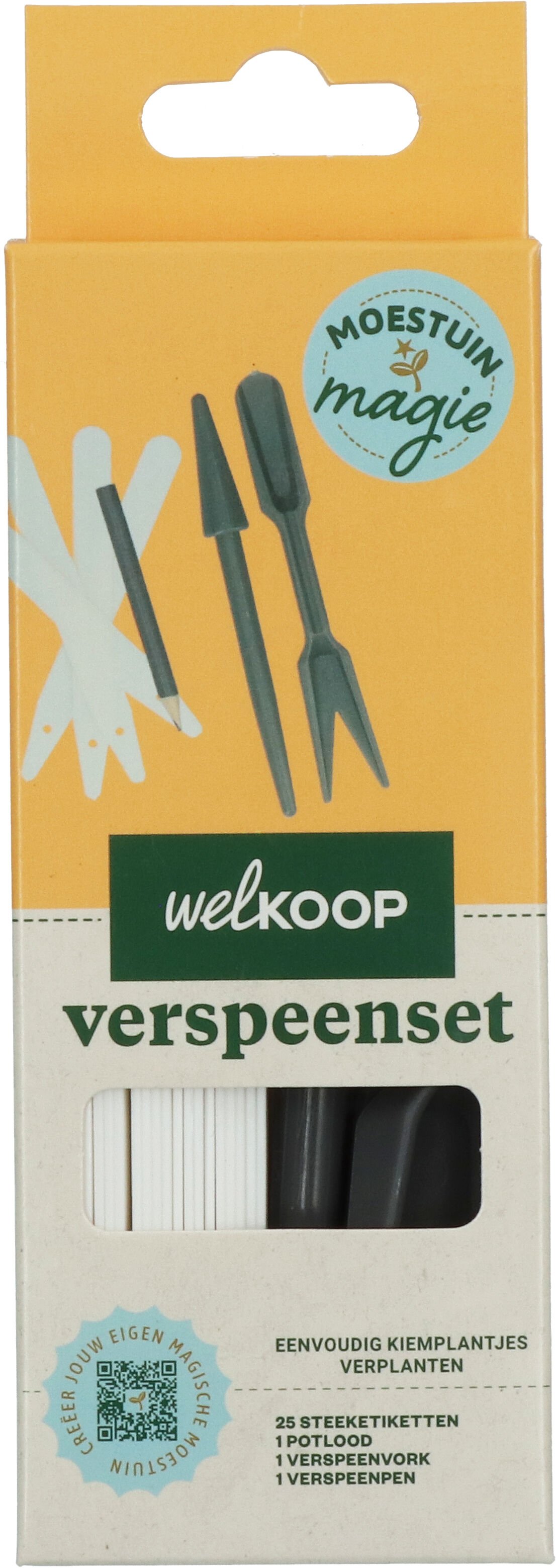 Welkoop Moestuin Magie - Verspeenset - Grijs|Wit - 25x9.5x2 cm