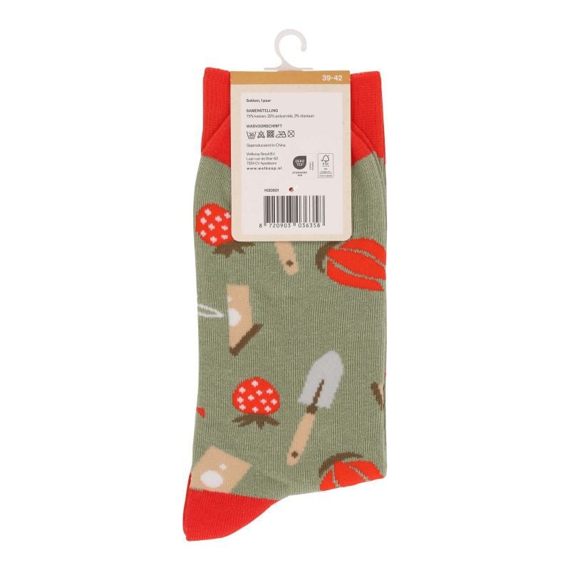 Welkoop Fun Tuin - Sokken - Groen - 39-42
