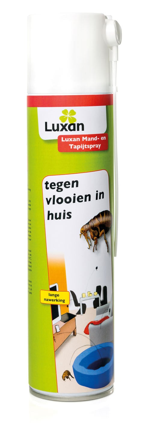 Luxan Mand- en Tapijtspray - Tegen vlooien Luxan Mand- en Tapijtspray - Tegen vlooien
