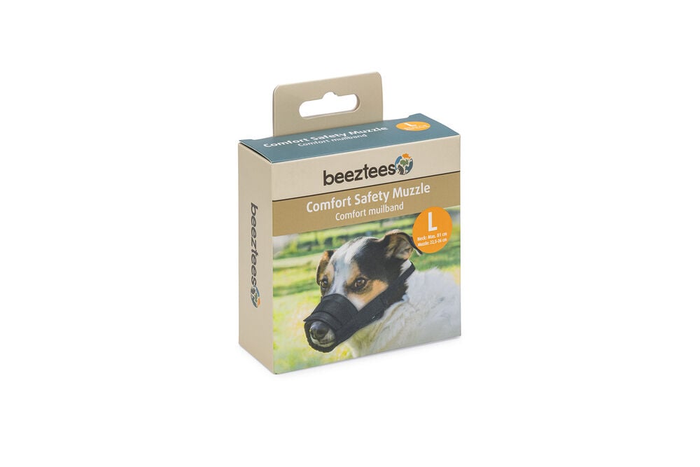 Beeztees - Muilkorf Hond - zwart - 34 cm Beeztees - Muilkorf Hond - zwart - 34 cm