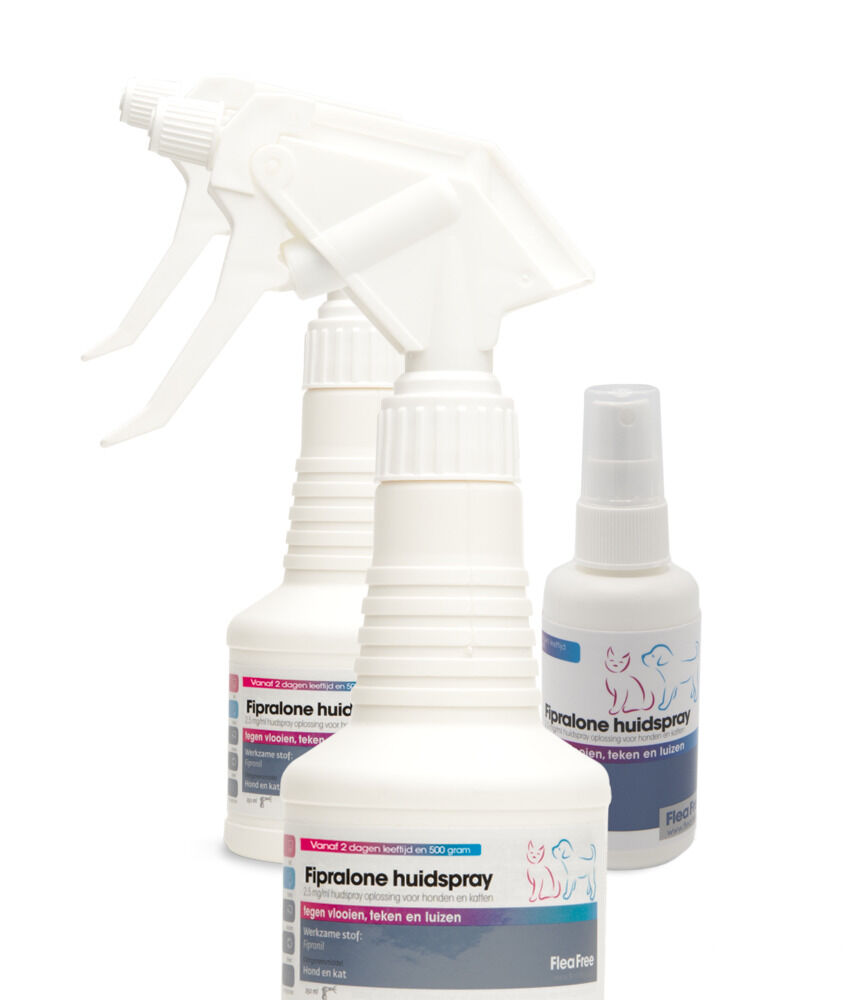 Flea Free Huidspray - Anti Vlooien en teken - Hond en Kat - 250 Milliliter