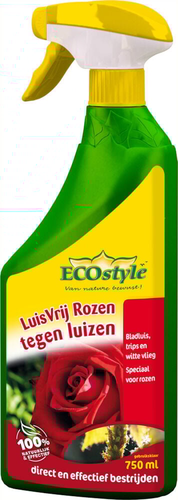 ECOstyle LuisVrij Rozen gebruiksklaar - Tegen luizen - kant-en-klare vloeistof