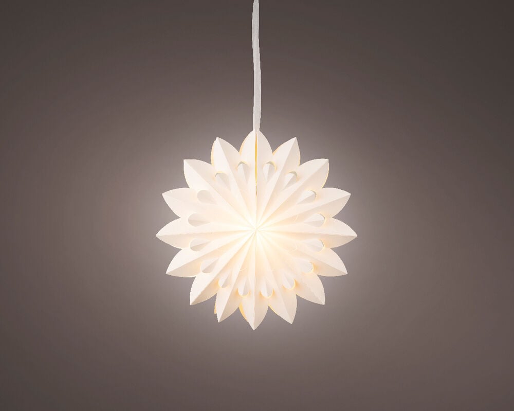 Lumineo LED Ster - Kerstverlichting - 6 - Wit / warm wit