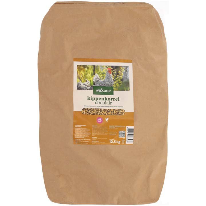 Welkoop Kippenkorrel Circulair - Kippenvoer - 12.5 Kilogram Welkoop Kippenkorrel Circulair - Kippenvoer - 12.5 Kilogram