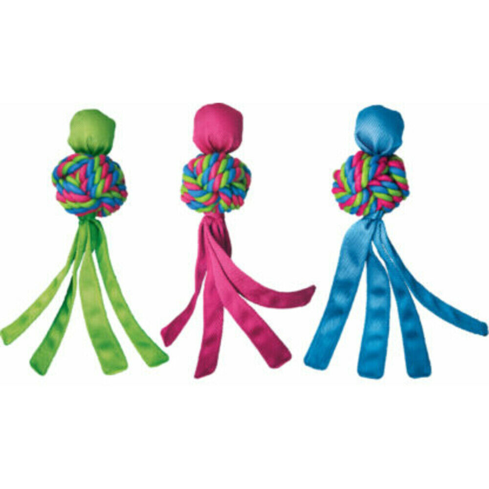 Kong Wubba Weaves - Apporteren - Hondenspeelgoed - assorti - 1x9x1 cm - L