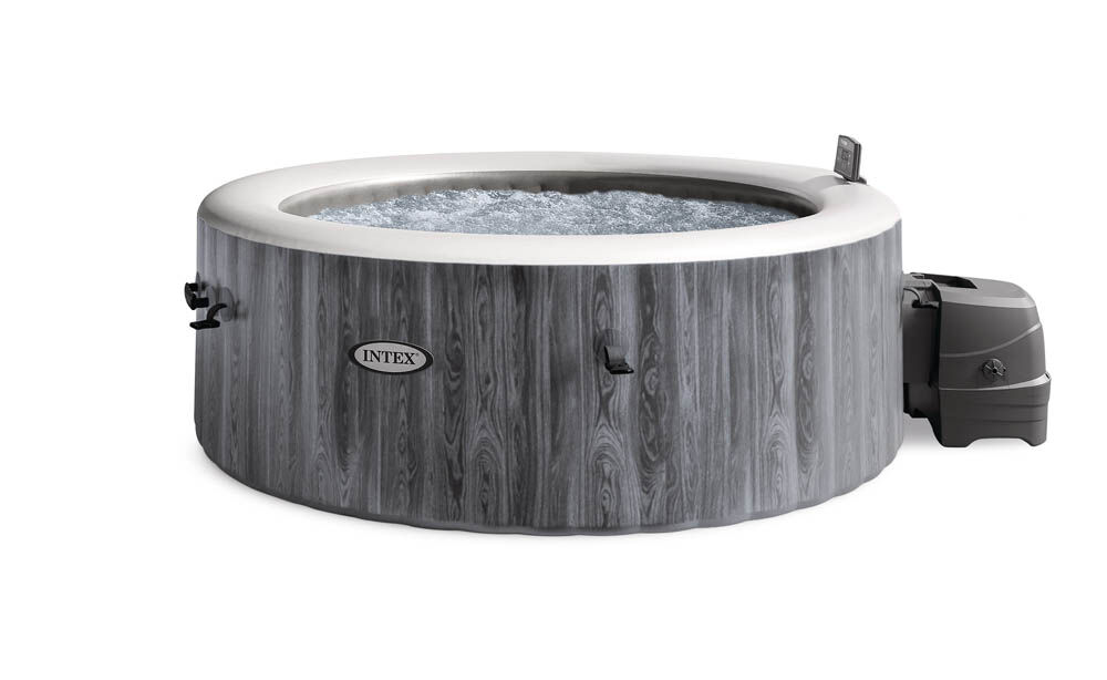 Intex PureSpa Greywood Deluxe - Jacuzzi - Grijs - 56x196196x71 cm - 196 cm