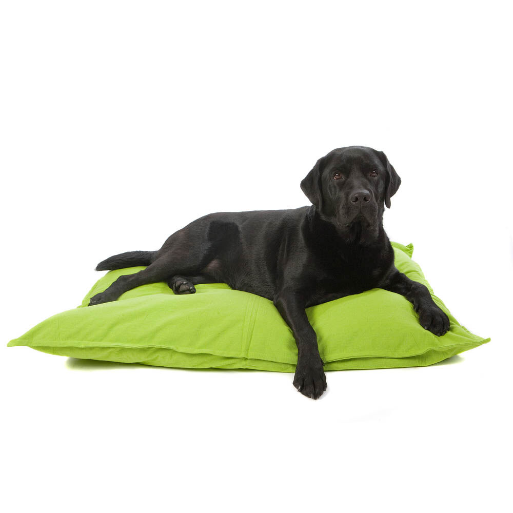 Lex & Max Tivoli - Hondenkussen - Lime - 70x100x14 cm - L