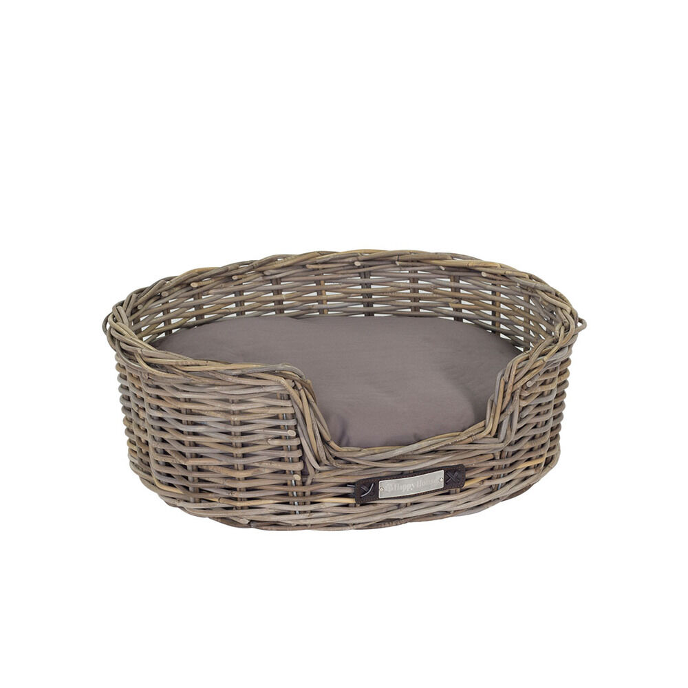 Happy-House Riet - Hondenmand - Beige/Bruin - 25x64x51 cm - M Happy-House Riet - Hondenmand - Beige/Bruin - 25x64x51 cm - M