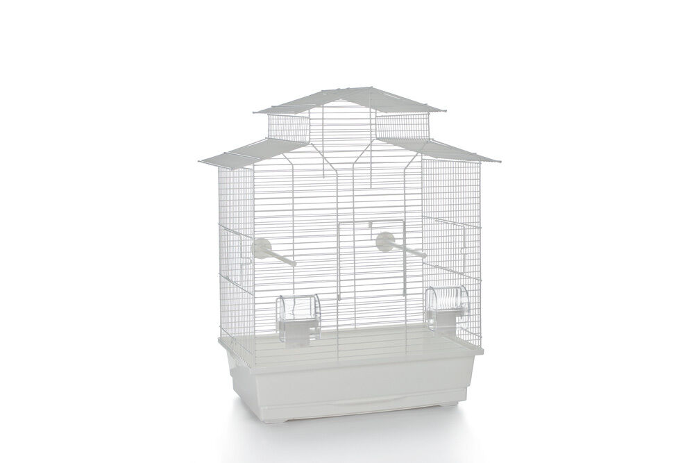 Beeztees Iza 2 Pagode - Vogelkooi - Wit Beeztees Iza 2 Pagode - Vogelkooi - Wit
