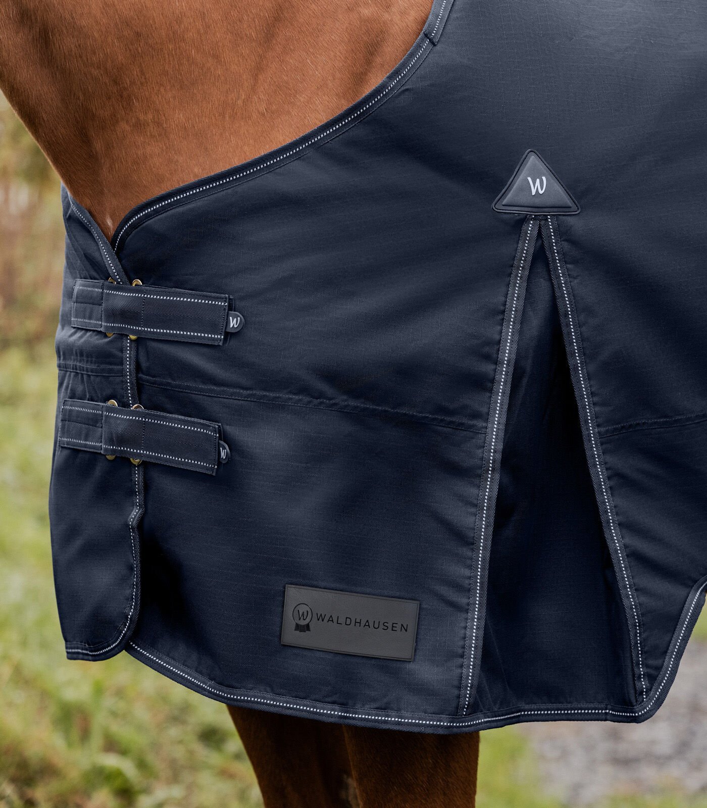 Waldhausen Arctic 200 gr - Winterdeken - Paardendeken - Blauw - 155/205