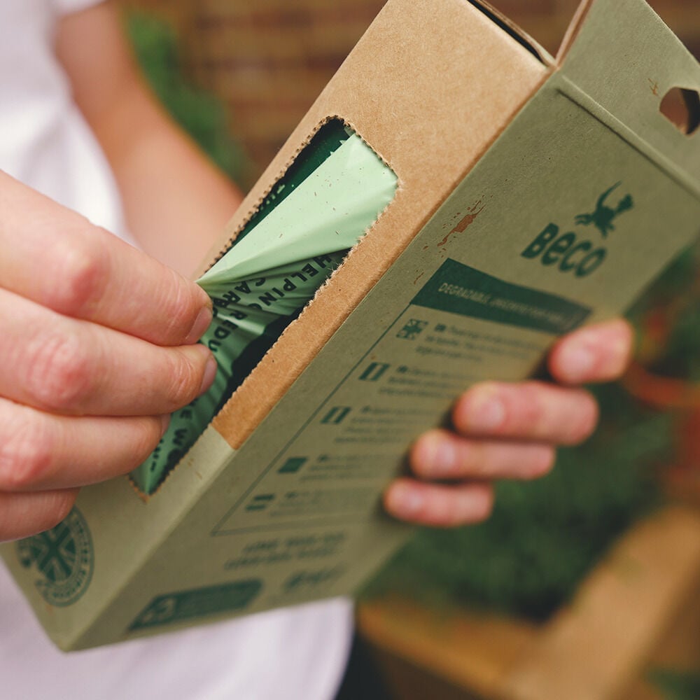 Beco Poepzakjes met handvat - Poepzakjes & accessoires - 120 Stuks - Groen