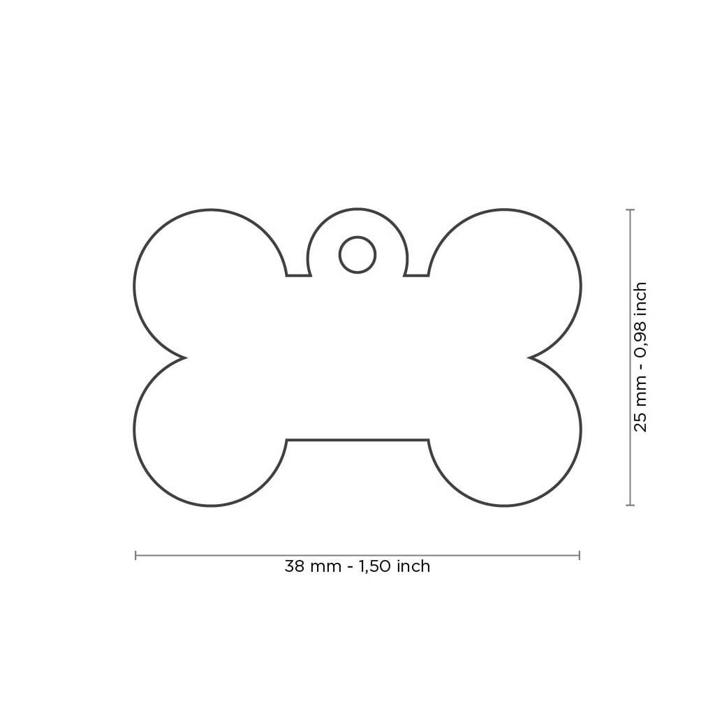 My Family Bot - Hondenpenning - rood - L