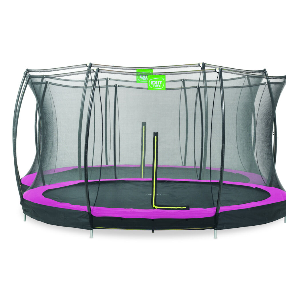 Exit Silhouette - Inground trampoline - Roze - 427 cm Exit Silhouette - Inground trampoline - Roze - 427 cm