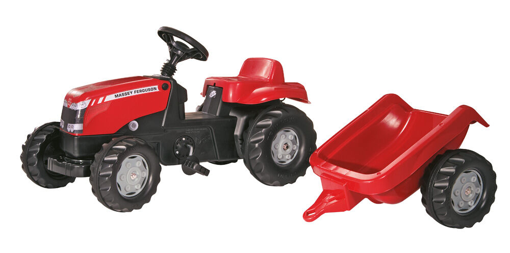 Rolly toys Kid Massey Ferguson + aanhanger - Tractoren