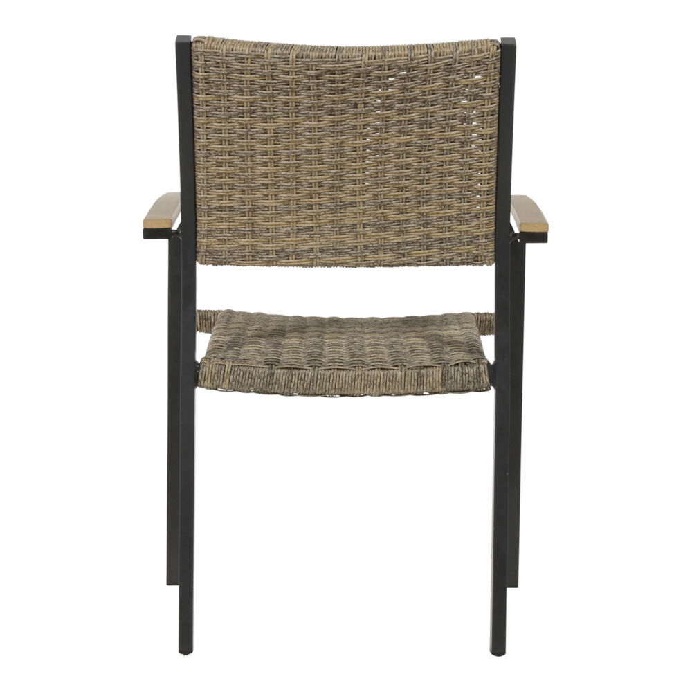 Lesli Living Arezzo - Tuinstoel - Bruin - 87x62x52 cm