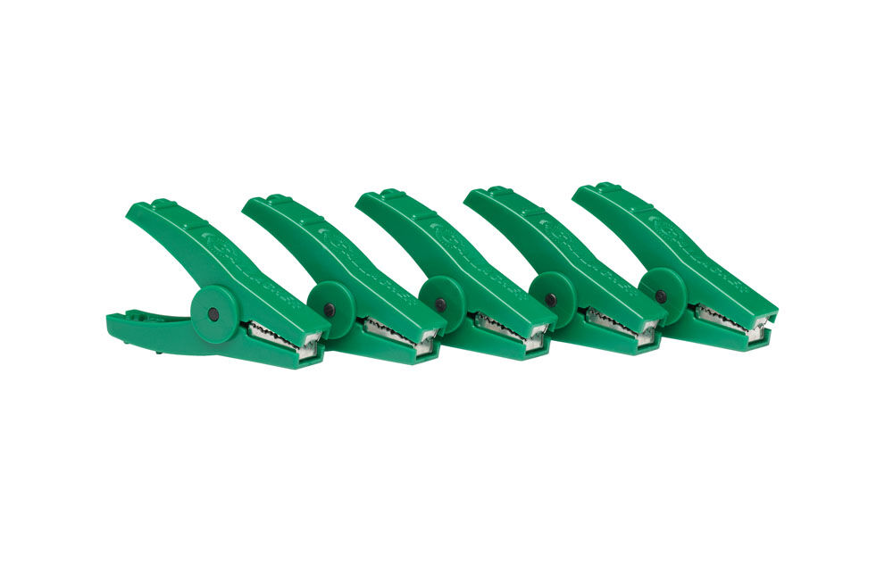 Gallagher Krokodillenklem - Krokodillenklem - 11.5 cm - 5 Stuks - Groen - 18 cm Gallagher Krokodillenklem - Krokodillenklem - 11.5 cm - 5 Stuks - Groen - 18 cm
