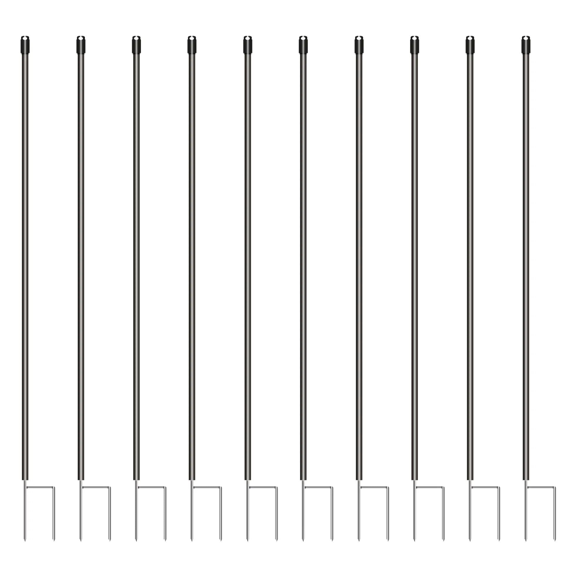 Gallagher Hertenpaal Kunstof - Afrasteringspaal - 8 cm - 10 Stuks - 170 cm - 170 cm
