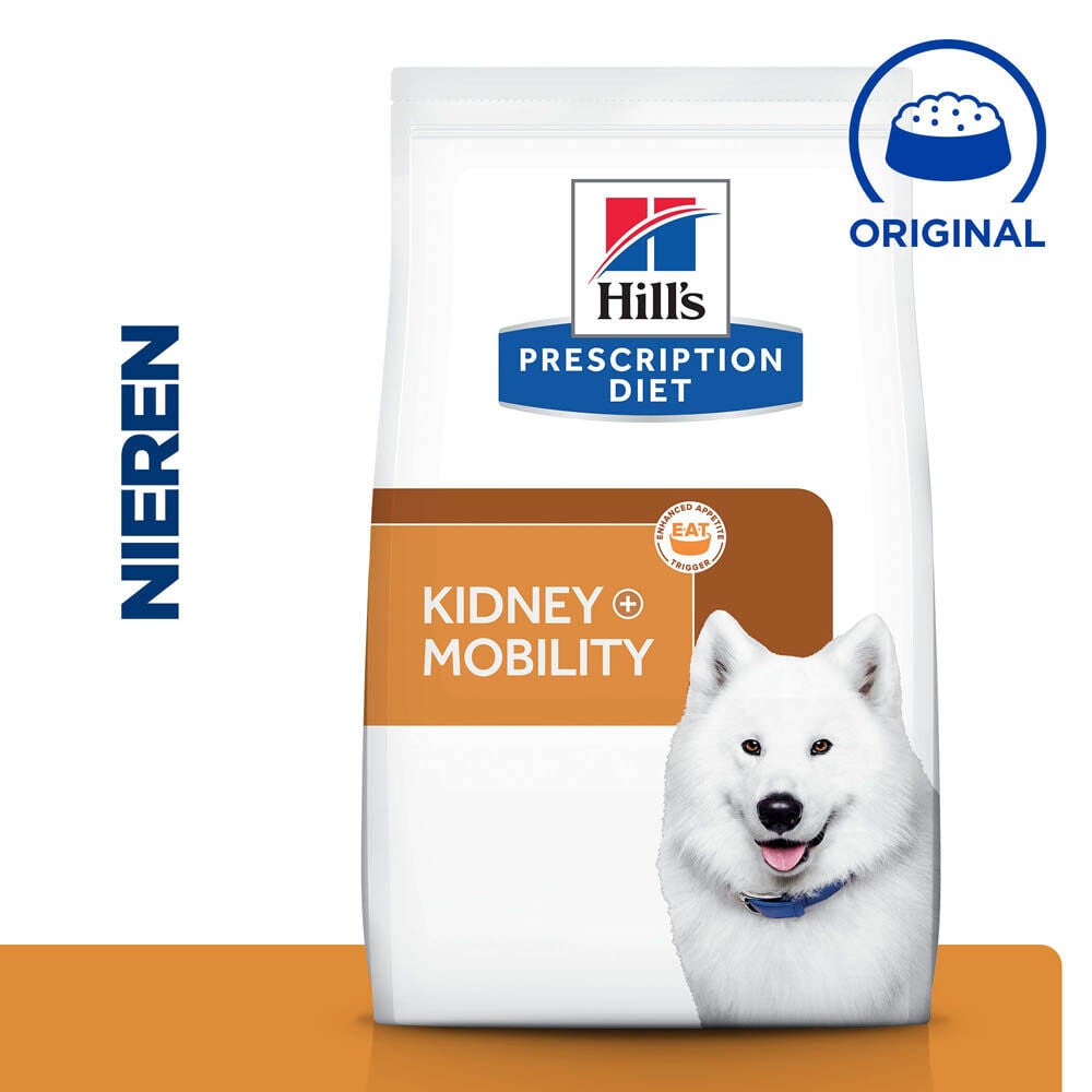 Hill's Prescription Diet Kidney+Mobility - Hondenvoer - 12 Kilogram - gevogelte