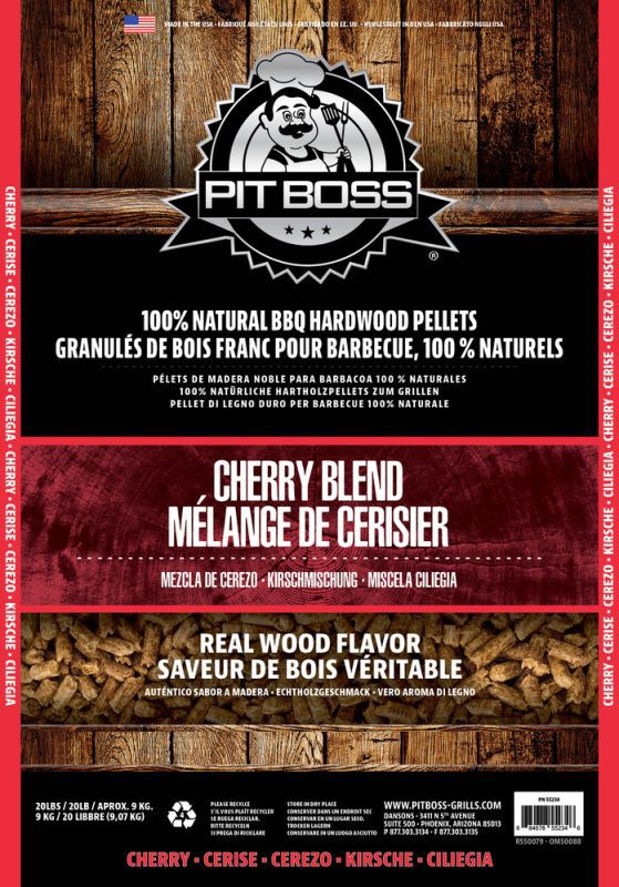 Pitboss Cherry - Hardhoutpellets - 9 Kilogram - Kers