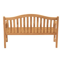 Lesli Living Ergo - Tuinbank - Teak - 99x65x158.5 cm