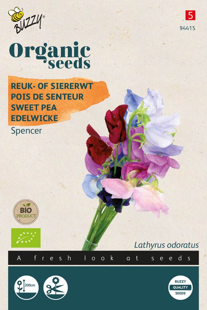 Buzzy Organic Bio Lathyrus Spencer - Bloemzaden