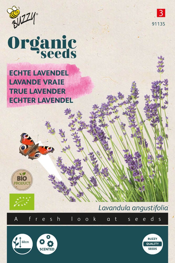 Buzzy Organic Bio Lavendel - Bloemzaden Buzzy Organic Bio Lavendel - Bloemzaden