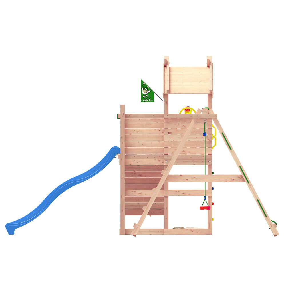 Jungle Gym Vinstra Grenen - Speeltoestel - Blauw - Grenenhout