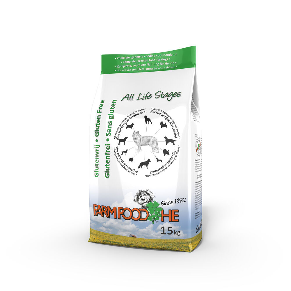Farm Food HE Glutenvrij Standaard - Hondenvoer - 15 Kilogram - Onbekend Farm Food HE Glutenvrij Standaard - Hondenvoer - 15 Kilogram - Onbekend
