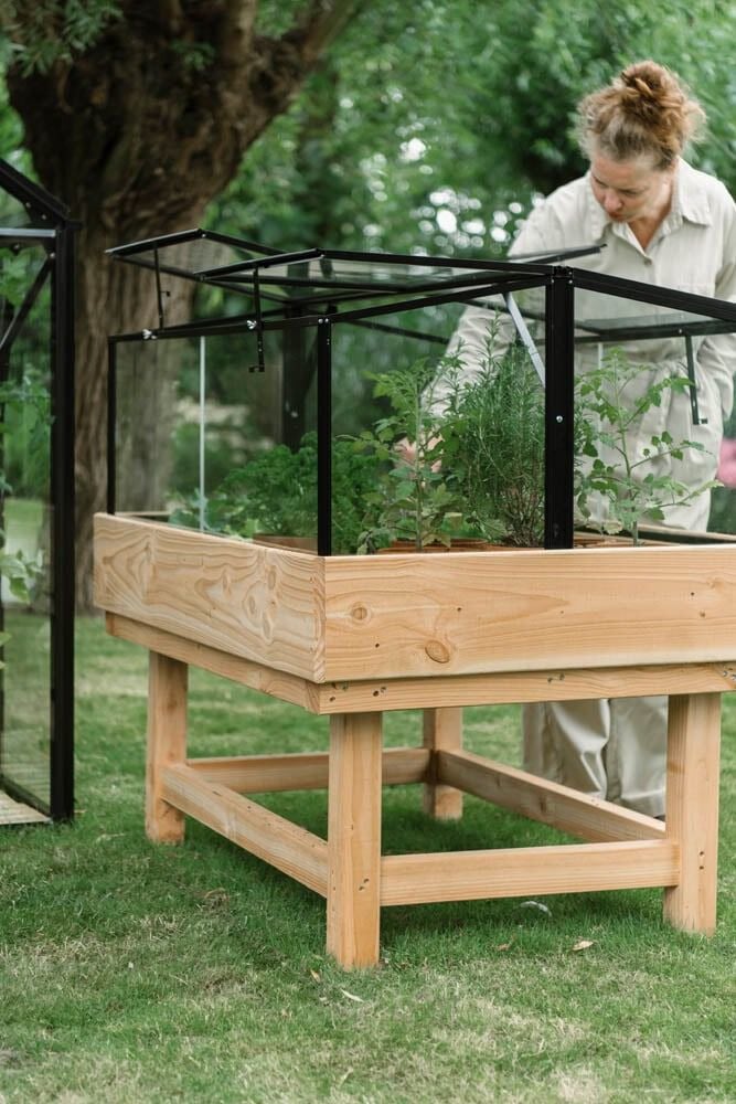 Royal Well Parsley Grow Box - Kweekbak - Bruin - 69x120x80 cm