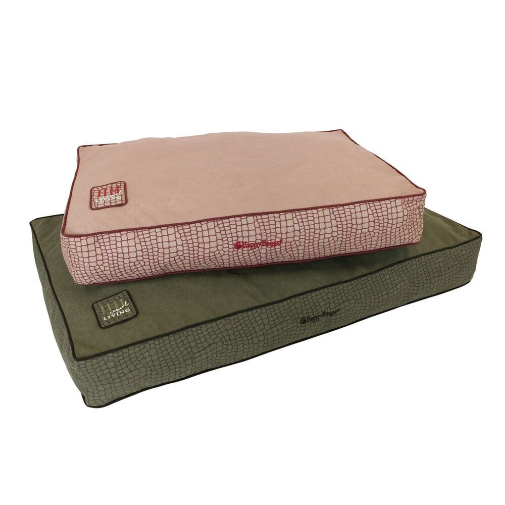 Happy-House Blokkussen Casual - Hondenkussen - groen - 15x110x75 cm - M