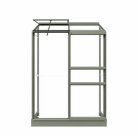 Royal Well Emma I - Muurkas - Groengrijs - 194x132x69 cm - Veiligheidsglas