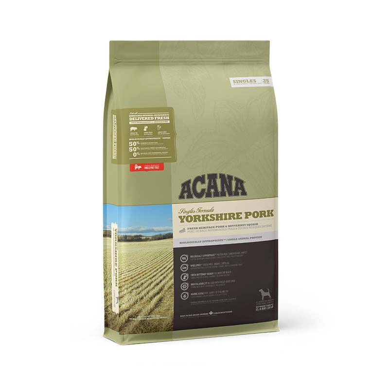 Acana Singles Yorkshire - Hondenvoer - 11.4 Kilogram - vlees Acana Singles Yorkshire - Hondenvoer - 11.4 Kilogram - vlees