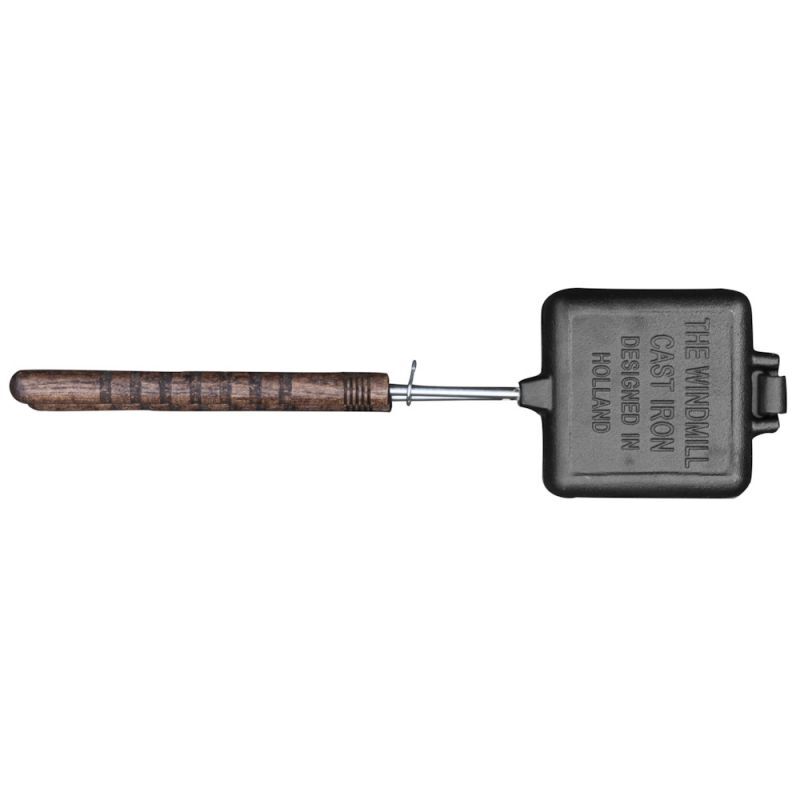 The Windmill Cast Iron - Kort handvat - Sandwichijzer