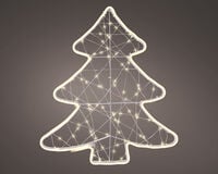 Lumineo Neon LED - Kerstboompje - 272 - Warm wit - 52 cm