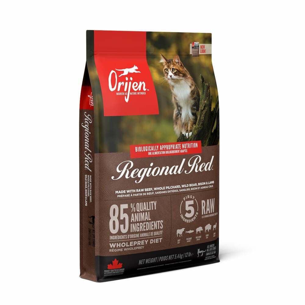 Orijen Whole Prey Regional Red Cat - Kattenvoer - 5.4 Kilogram - rund