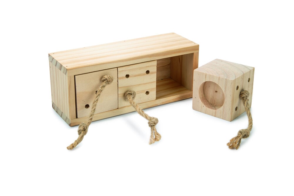Beeztees Ibor - Braingame - Bruin - 8x7x20 cm