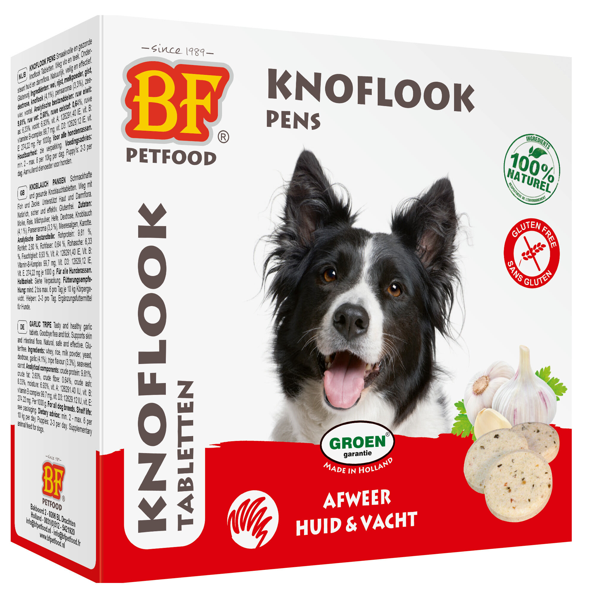 BF Petfood Pens - Knoflook Tabletten - 55 Stuks - pens BF Petfood Pens - Knoflook Tabletten - 55 Stuks - pens