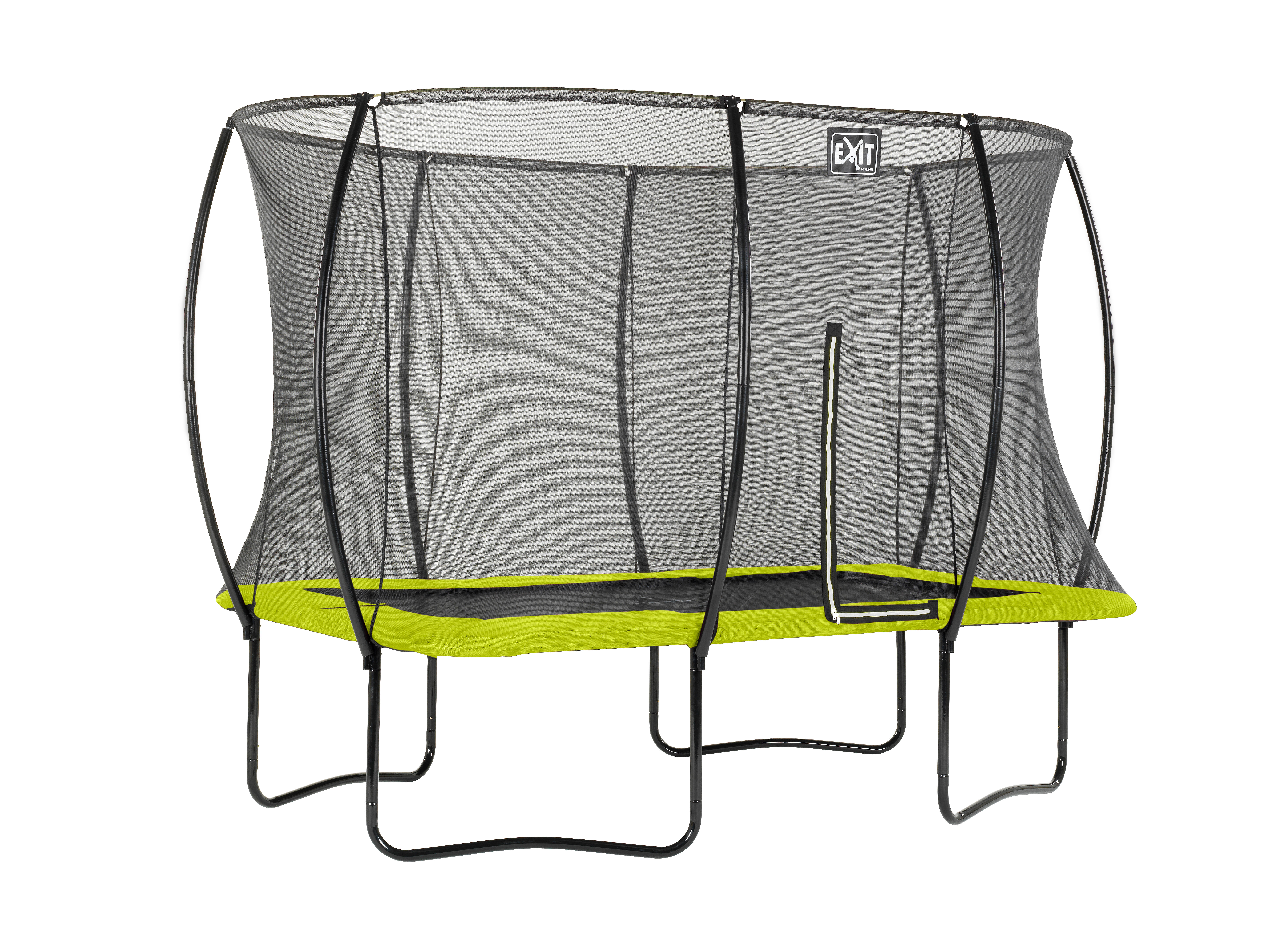 EXIT Silhouette - Trampoline - Limegroen - 1x244x400 cm