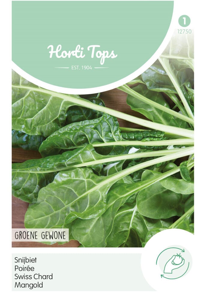 Hortitops Snijbiet Beta vulgaris Groene Gewone - Groentezaden Hortitops Snijbiet Beta vulgaris Groene Gewone - Groentezaden