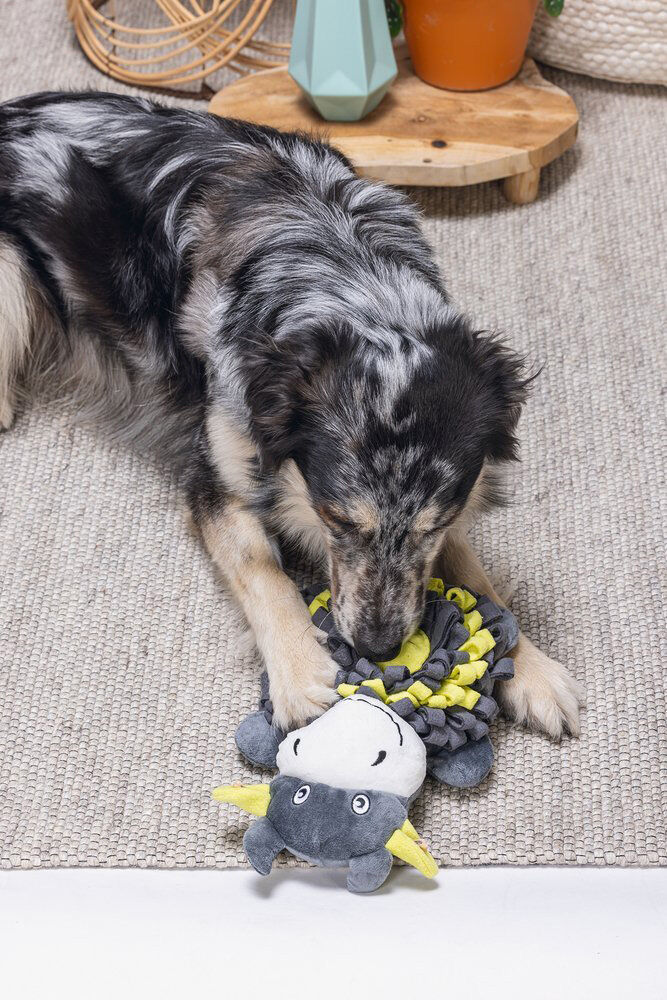 Beeztees Hide and Seek Koe - Snuffelmat - Hondenspeelgoed - Multi - 9x21.5x32 cm