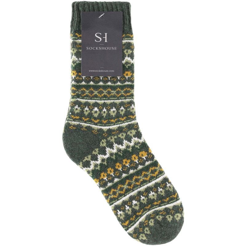 Welkoop Print - Sokken - Groen - 35-38