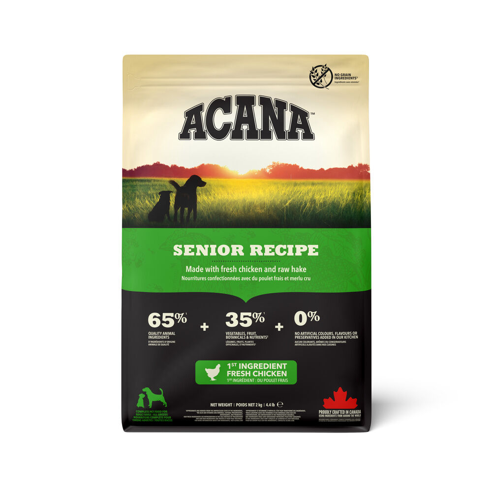 Acana Dog recipe Senior - Hondenvoer - 2 Kilogram - gevogelte