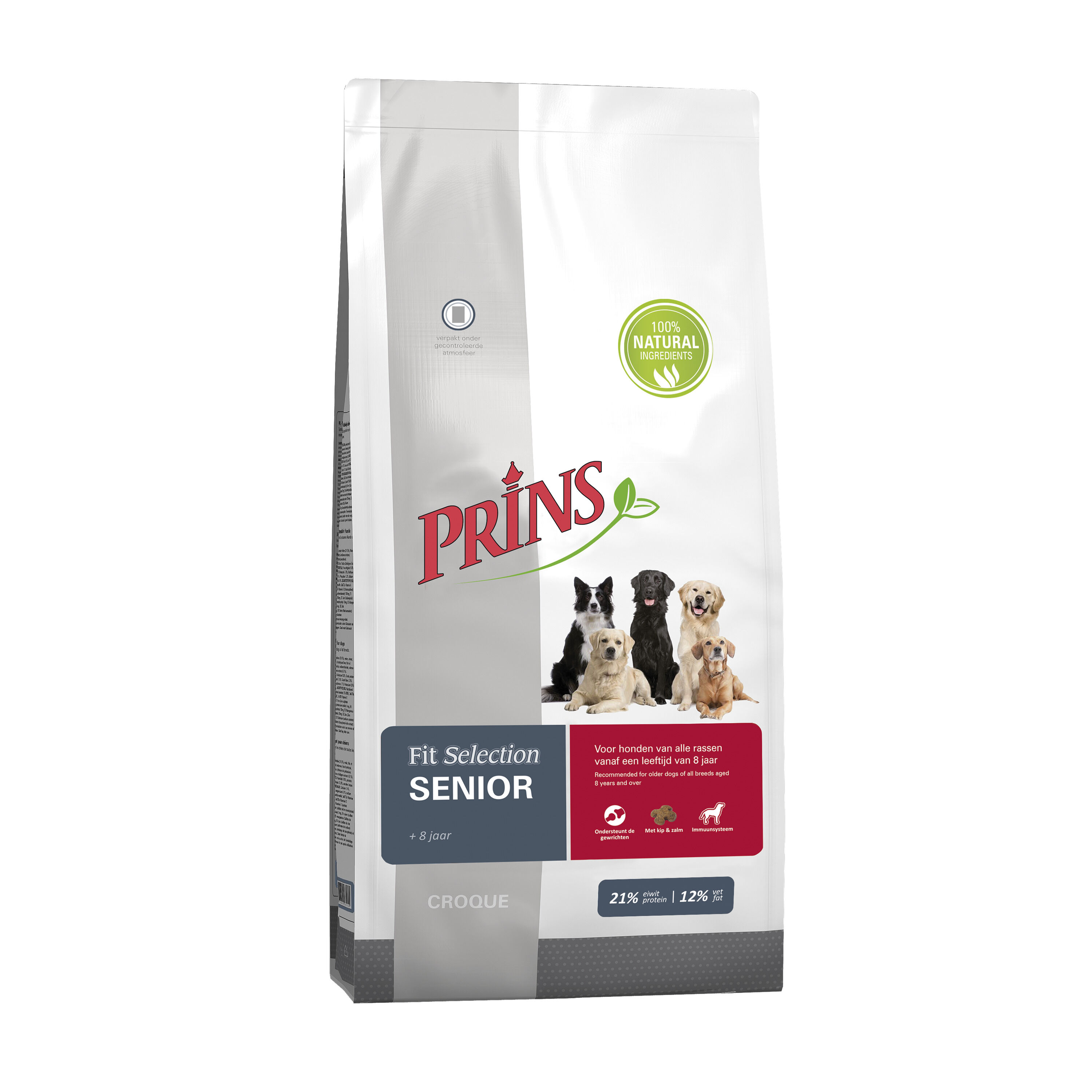 Prins Fit Selection Senior - Hondenvoer - 15 Kilogram - kip Prins Fit Selection Senior - Hondenvoer - 15 Kilogram - kip