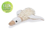 Beeztees Eco Eend Jago - Knuffel - Hondenspeelgoed - Beige - 42x16x11 cm