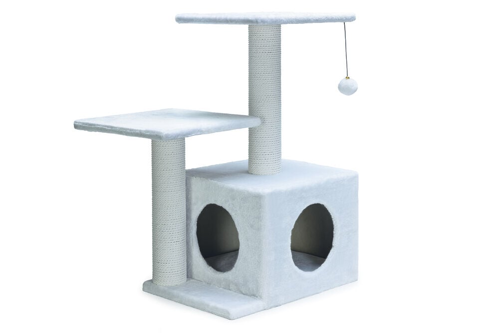 Beeztees Serpa - Krabpaal - Wit - 70x45x44 cm Beeztees Serpa - Krabpaal - Wit - 70x45x44 cm