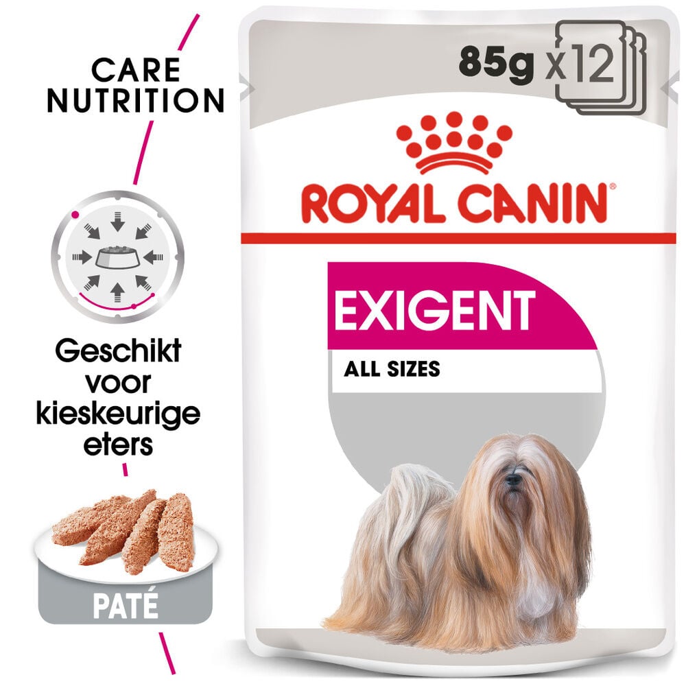 Royal Canin Exigent Wet - Hondenvoer - 12x85 gram - 1020 Gram - gevogelte