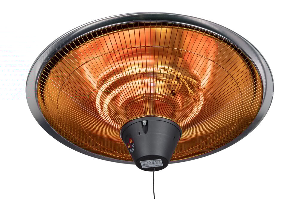 Eurom Partytentheater 2100 - Hangende terrasverwarmer - Grijs - 2100 W