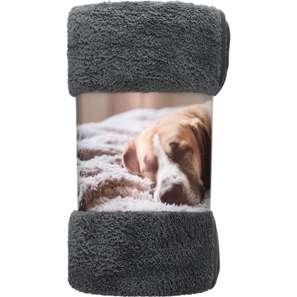 Jayla - Fleece Hondendeken - Grijs - 30x17x17 cm - 1 maat Jayla - Fleece Hondendeken - Grijs - 30x17x17 cm - 1 maat
