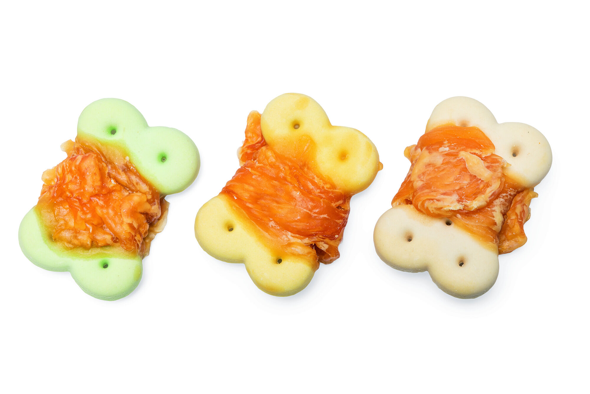 Beeztees Kerst cookie wraps - hondensnack - 160 Gram